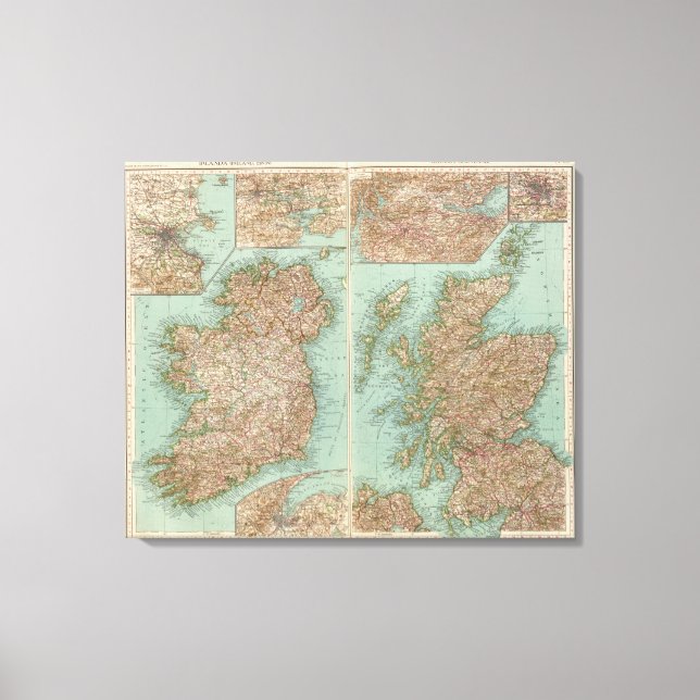 4950 Irland, Skottland Canvastryck (Framsida)