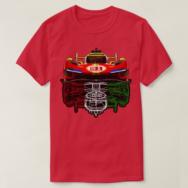 499P Le Mans T Shirt (Design framsida)