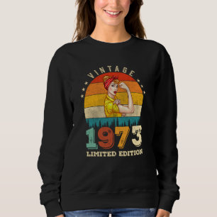 49 Ålderdom 1973 Vintage 49:e födelsedag ger kvinn T Shirt