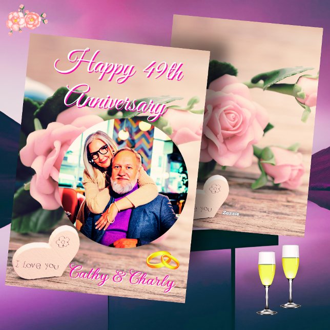 49 år i blom, en kärleksarvsfond kort (Skapare uppladdad)