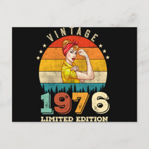 49 Års Födelsedag 1976 Vintage 49:e Födelsedag Kvi Vykort
