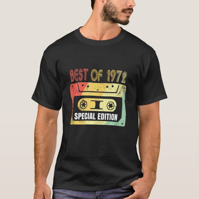 49:e födelsedag Speciell utgåva 1972 T Shirt (Framsida)