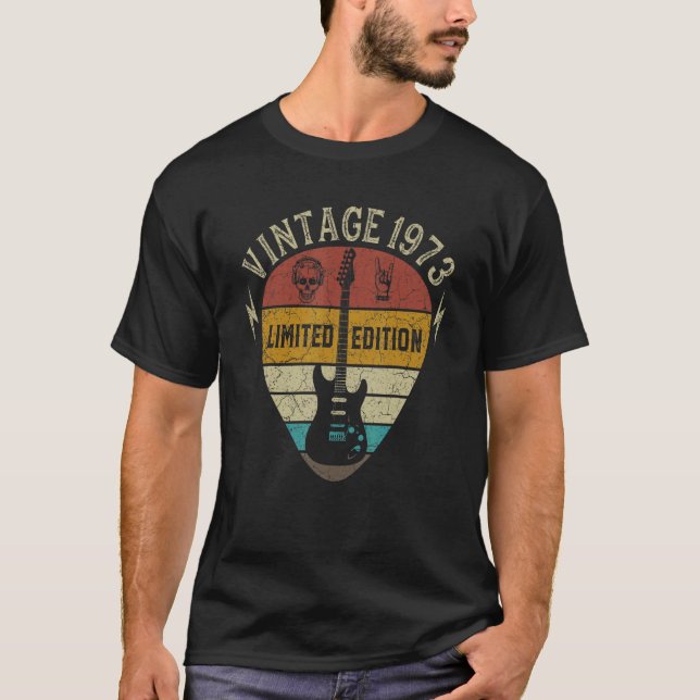 49:e födelsedagsideen Vintage 1973 T Shirt (Framsida)