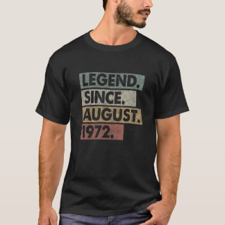 49:e födelsedagslätten sedan augusti 1972 49 år ga t shirt