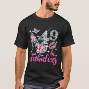 49 & Fabulous Diamond Krona Shoes Queen 49 Yrs Old T Shirt