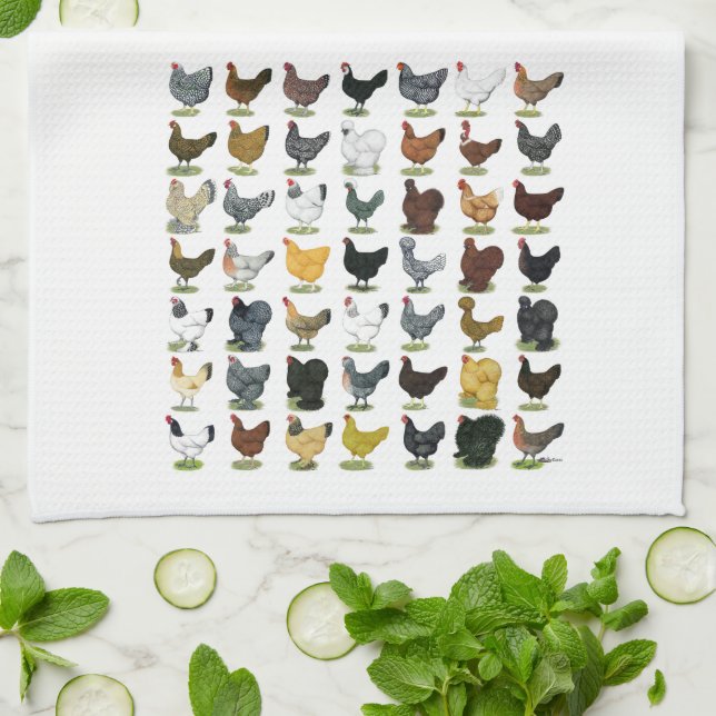 49 fega hönor kökshandduk (Vikta)