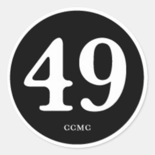 49CC MC " PATCH OF HONOR" RUNT KLISTERMÄRKE