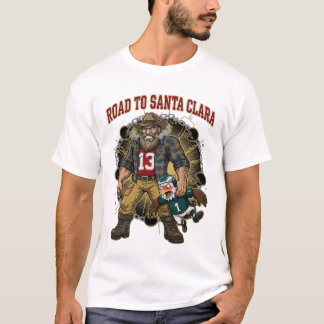 49ers väg till Santa Clara San Francisco fotboll T Shirt