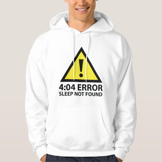 4:04 Felströmsparläge hittades inte Hoodie (Framsida)