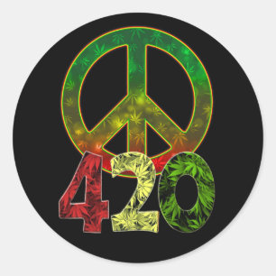 4 20 Fred Runt Klistermärke