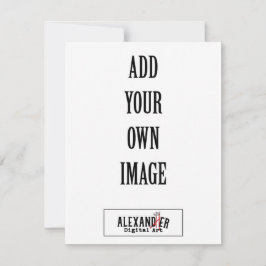 4,25 x 5,5-tums Lodrät A2-platta kort