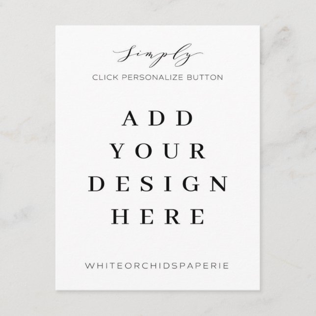 4,25 x 5,5-tumskort utskrift tilläggskort (Framsida)