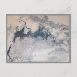 4,25" x 5,6" standard vykort vid konst vid ljung