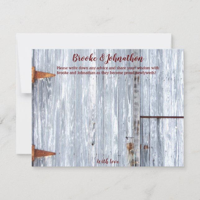 4.25x5.5 Råkort Vit Tvättat dörröppning Inbjudningar (Framsida)