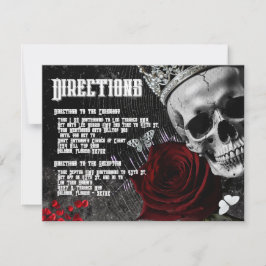 4.25x5.5 Riktningskortets dragande Adeline Zade Me Inbjudningar