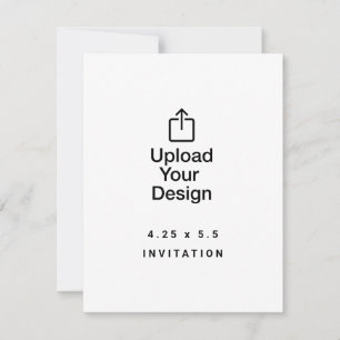 4,25x5 Inbjudan, Ladda upp din bild, Anpassad tryc Inbjudningar