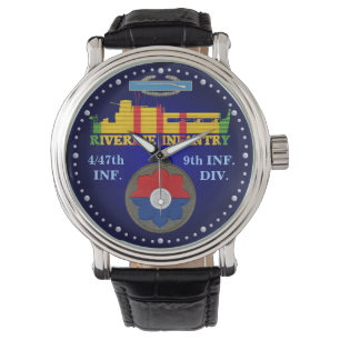 4/47. Inf. 9th Div. Cib-ATC-klocka Armbandsur