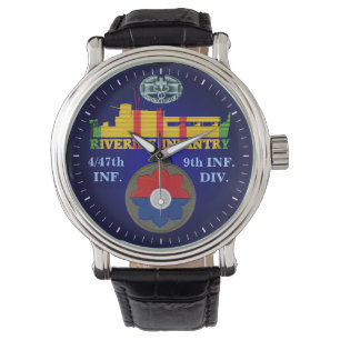 4/47. Inf. 9th Div. CMB-ATC-klocka Armbandsur