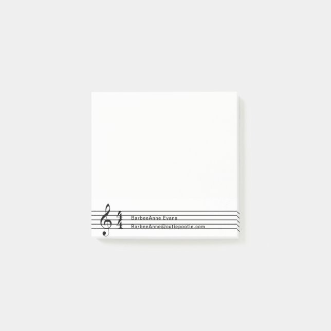 4/4 Time Post-it Block (Framsida)