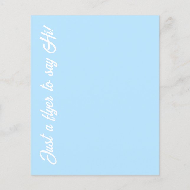 4,5 tum x 5,6 tum Papper Flytande Flygblad (Baksidan)