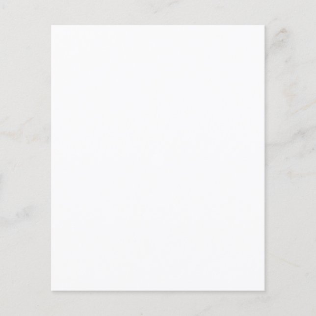 4,5 tum x 5,6 tum Papper Flytande Flygblad (Framsidan)