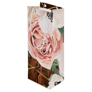 4,75lx4wx13h Vin Gift Bag Geometric Garden Ro