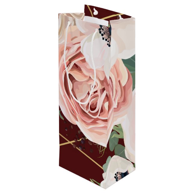 4,75lx4wx13h Vin Gift Bag Geometric Garden Vin (Baksidan Vinklad)