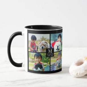 4 Anpassad fotosamling med Monogram Mugg
