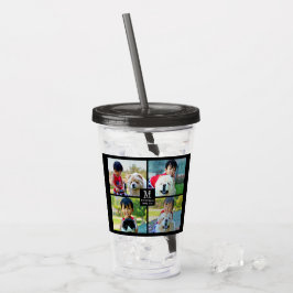 4 Anpassad fotosamling med Monogram Take Away Mugg