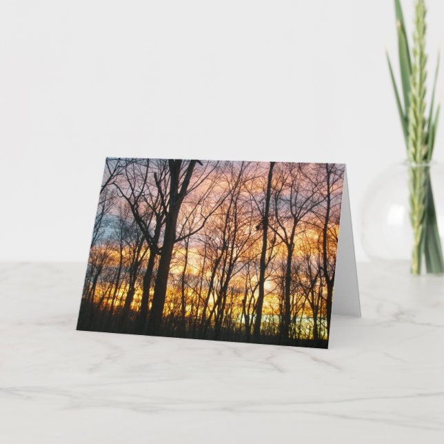 #4 Anteckningskort för solnedgång (Framsida)