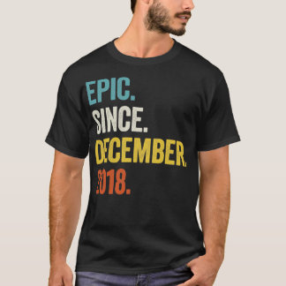 4 år gammal december 2018 4e födelsedagen6 t shirt