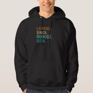 4 år gammal legend sedan augusti 2018 4-årsdag hoodie