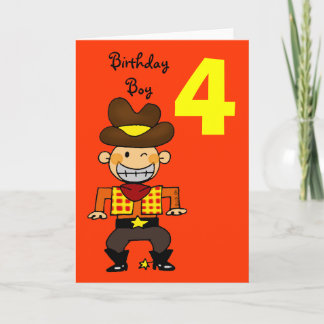 4 år gammal pojke kort