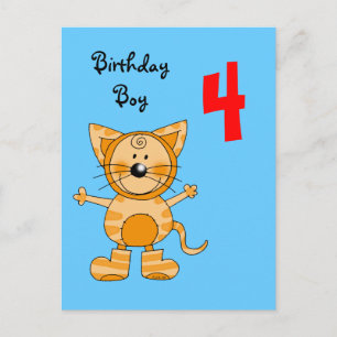 4 år gammal pojke vykort