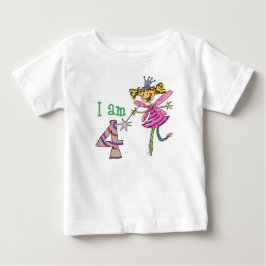 4 år gammal prinsessa fairy tee