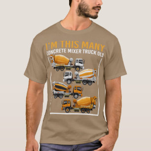 4-årig ImDen här många degblandaren Lastbil 4:e B T Shirt