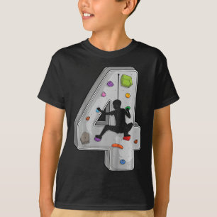 4-årig klätteräventyr på 4-årsdag C T Shirt