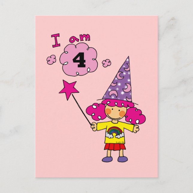 4-årig trollkarl vykort (Framsida)