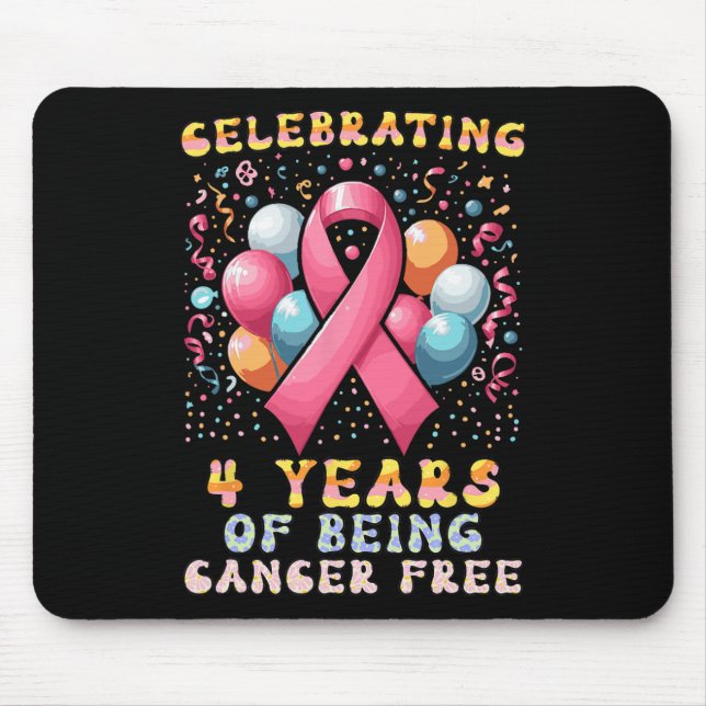 4 års cancerfri bröstcancer musmatta (Framsidan)
