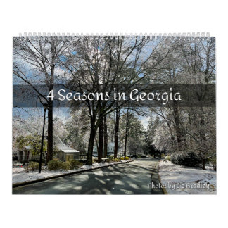 4 årstider i Georgia Kalender