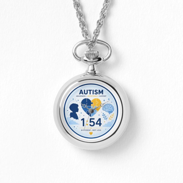#4 Autism Armbandsur (Framsida)