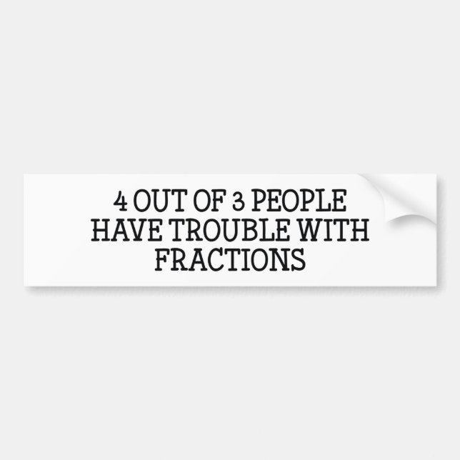 4 av 3 personer bildekal (Framsidan)