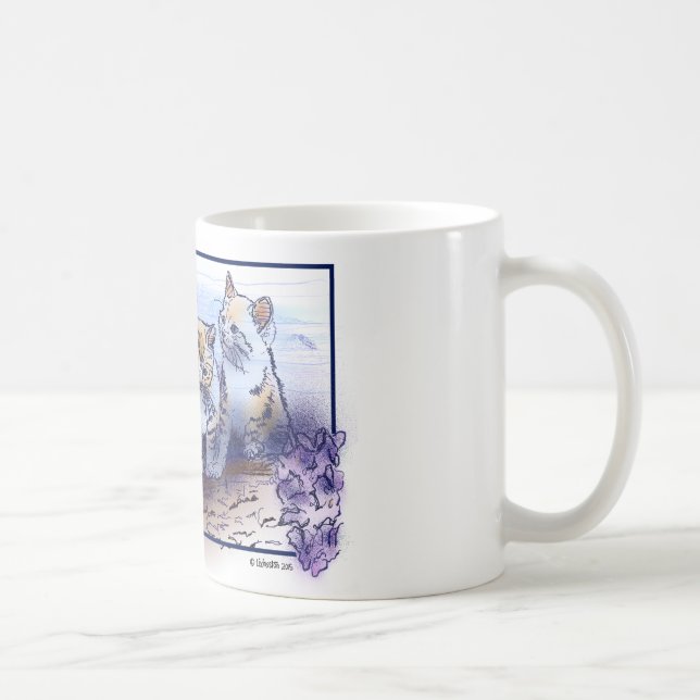 4 av en sort kaffemugg (Höger)