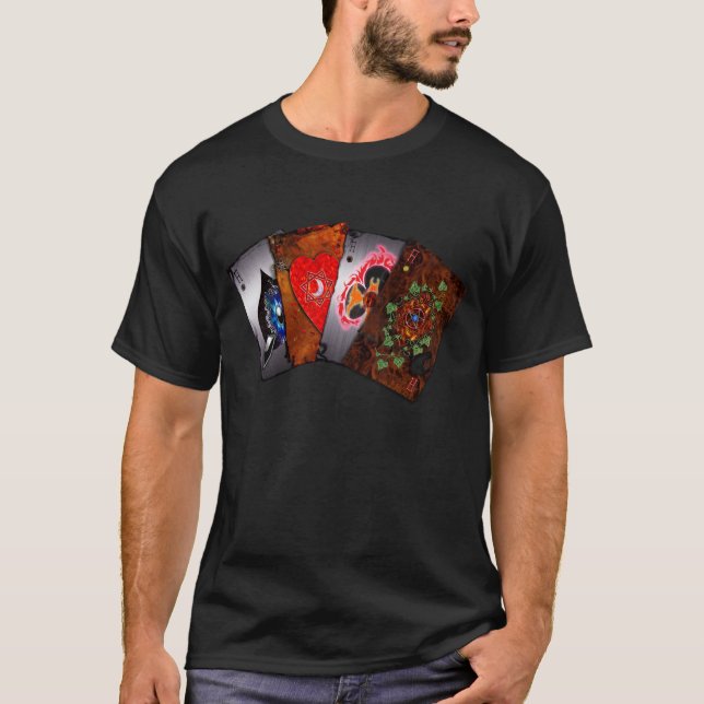 4 av en sort t shirt (Framsida)