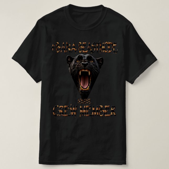 4 B.A.N.A. Beastmode T Shirt (Design framsida)