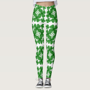 4 balar löv klöver leggings