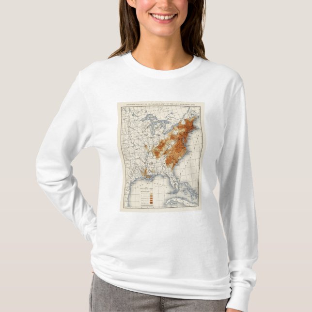 4 befolkning 1810 t-shirt (Framsida)