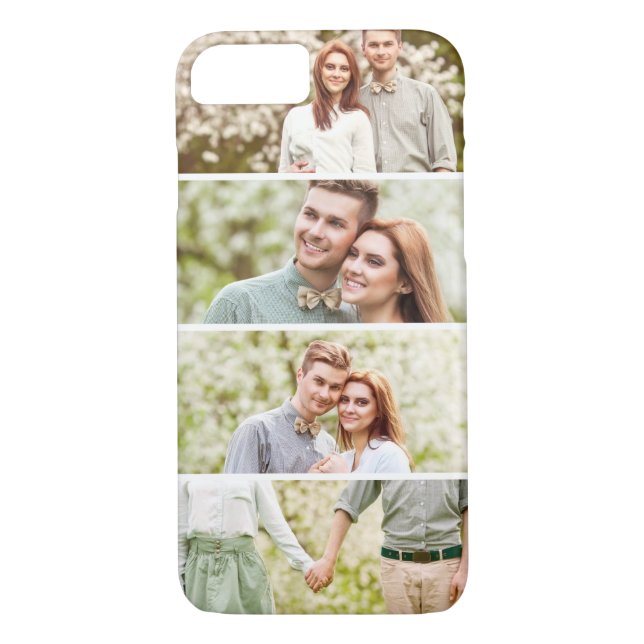 4 beställnings- fotoCollage för foto | Case-Mate iPhone Skal (Baksida)