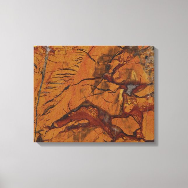 4 Biet Quad Red Jasper och Quartz Photo Print Canvastryck (Framsida)