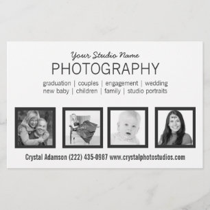 4 Bilder Pro Fotograf eller yrke Flygblad